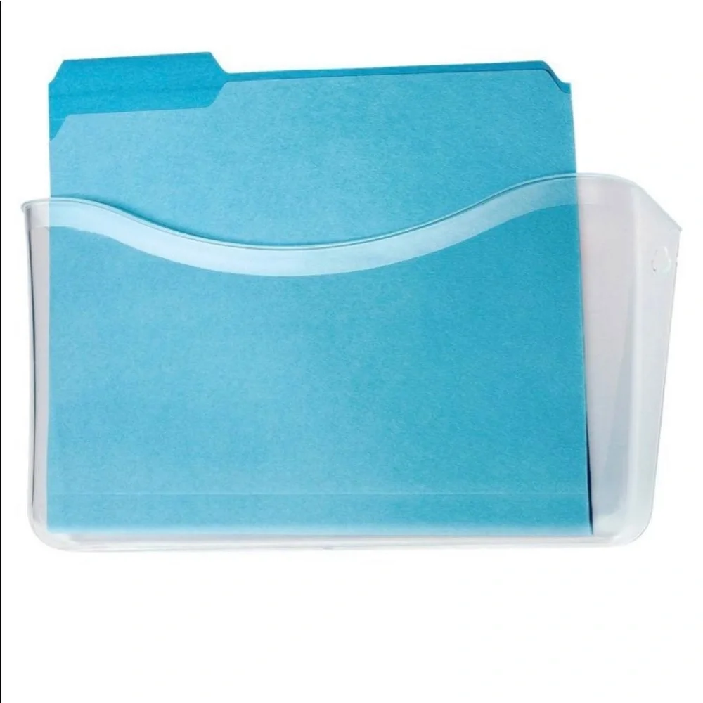 Rubbermaid Unbeeakable Clear Wall File, NWT